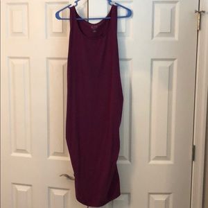 Deep Fuschia Bodycon Maternity dress